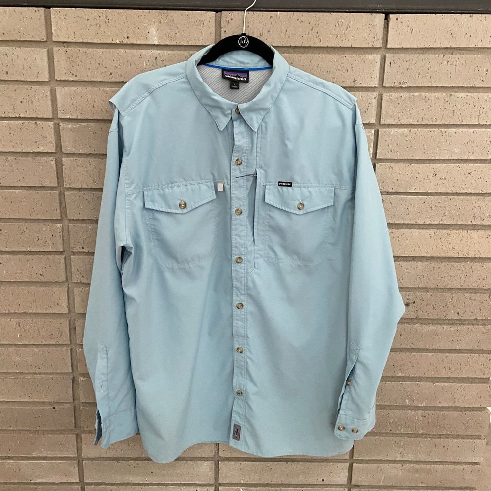 Patagonia Long Sleeve Sol Patrol II Big Sky Blue